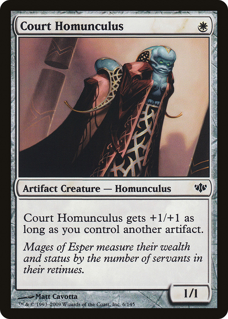 Image of Court Homunculus (CON-006) - Conflux Foil