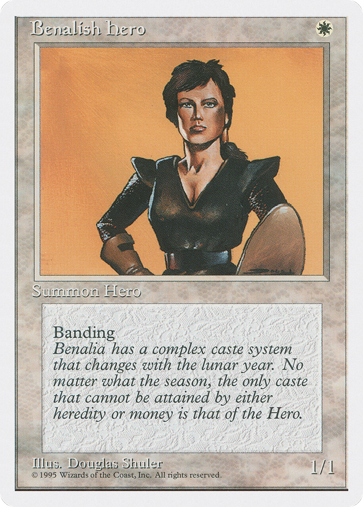 Image of Benalish Hero (4ED-) - Fourth Edition