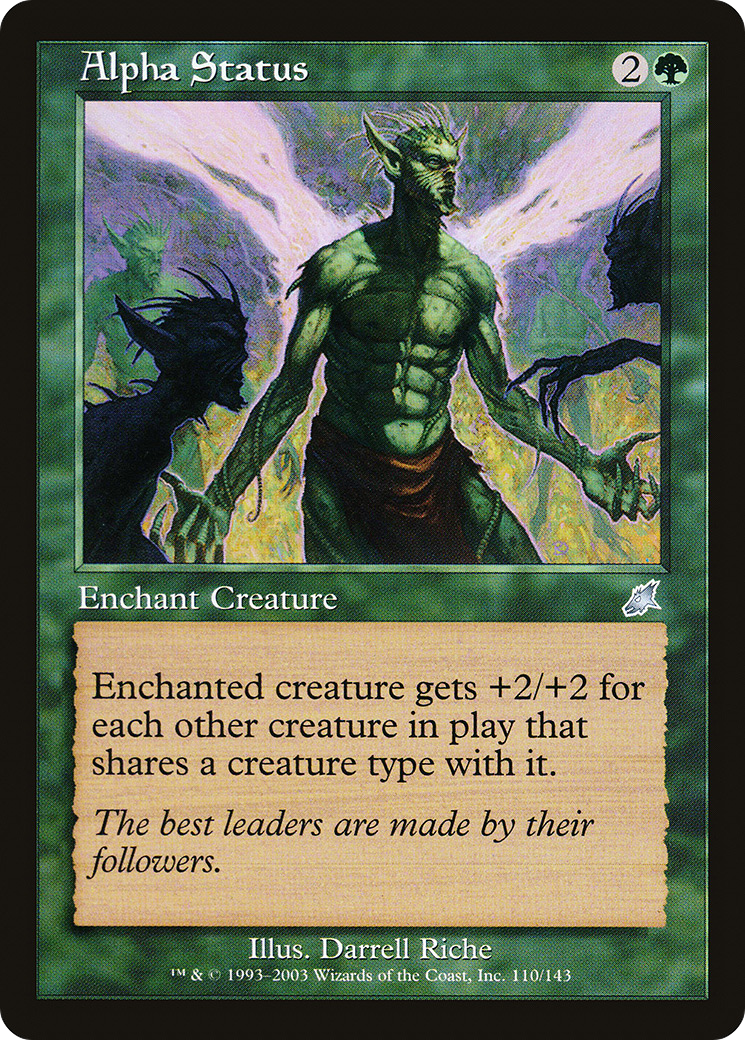 Image of Alpha Status (SCG-110) - Scourge Foil