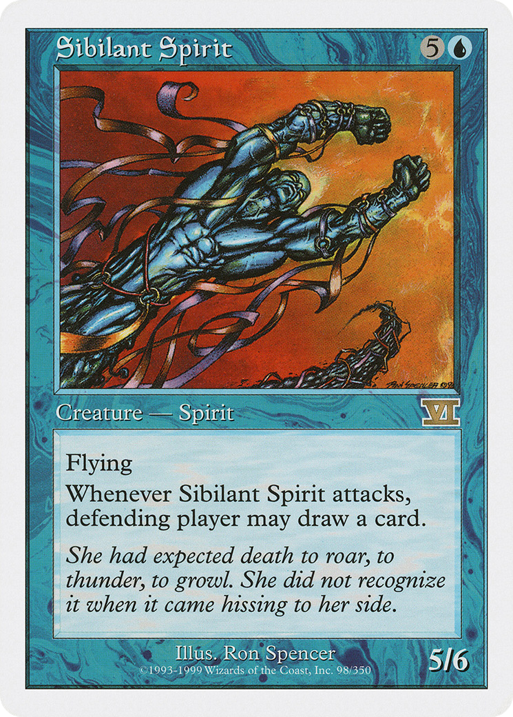 Image of Sibilant Spirit (6ED-098) - Classic Sixth Edition