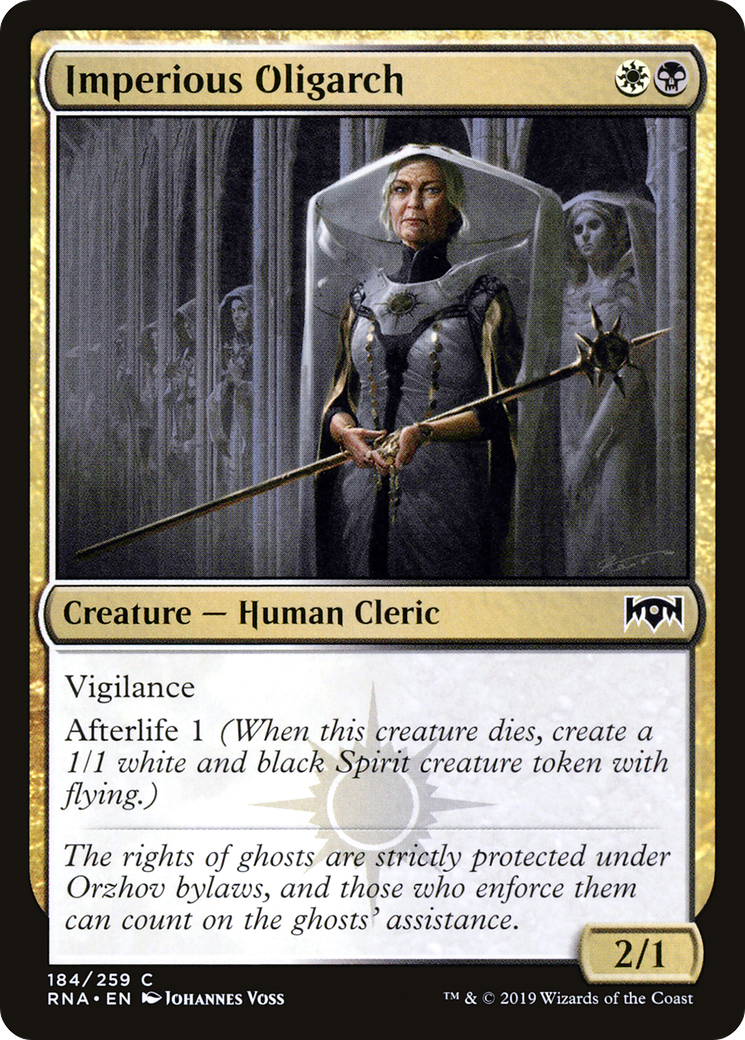 Image of Imperious Oligarch (RNA-184) - Ravnica Allegiance Foil
