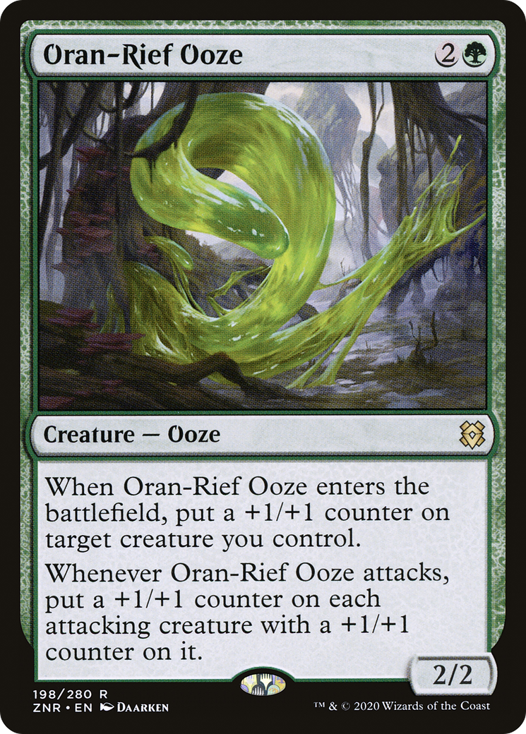 Image of Oran-Rief Ooze (ZNR-198) - Zendikar Rising Foil