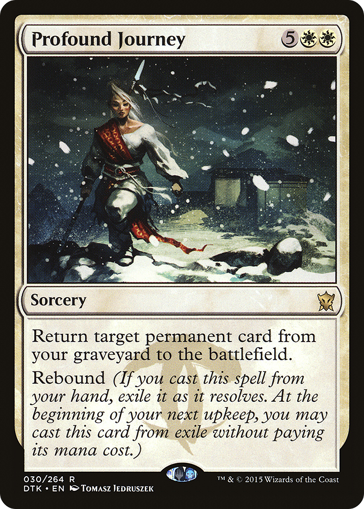 Image of Profound Journey (DTK-030) - Dragons of Tarkir Foil