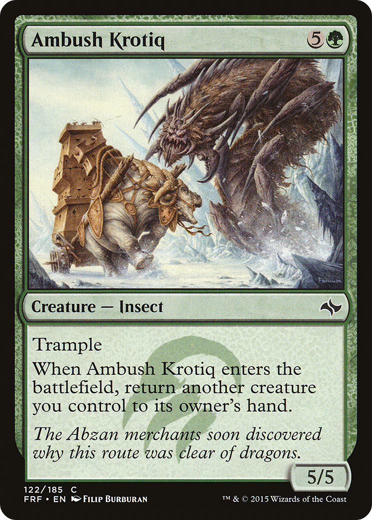 Image of Ambush Krotiq (FRF-122) - Fate Reforged Foil
