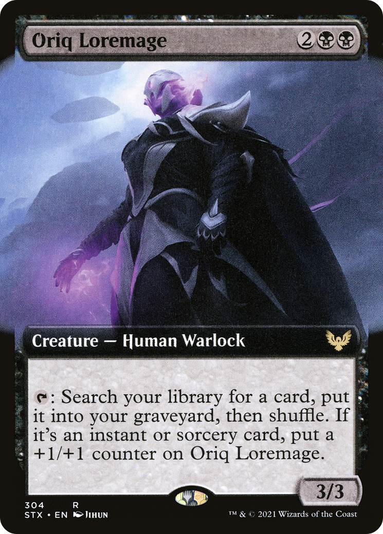 Image of Oriq Loremage (Extended Art) (STX-304) - Strixhaven: School of Mages: (Extended Art)