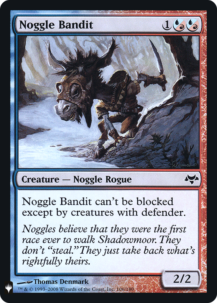 Image of Noggle Bandit (LIST-EVE-106) - The List Foil