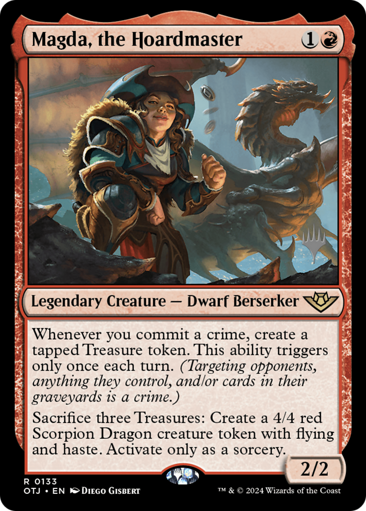 Image of Magda, the Hoardmaster (PPOTJ-133) - Outlaws of Thunder Junction Promos Foil