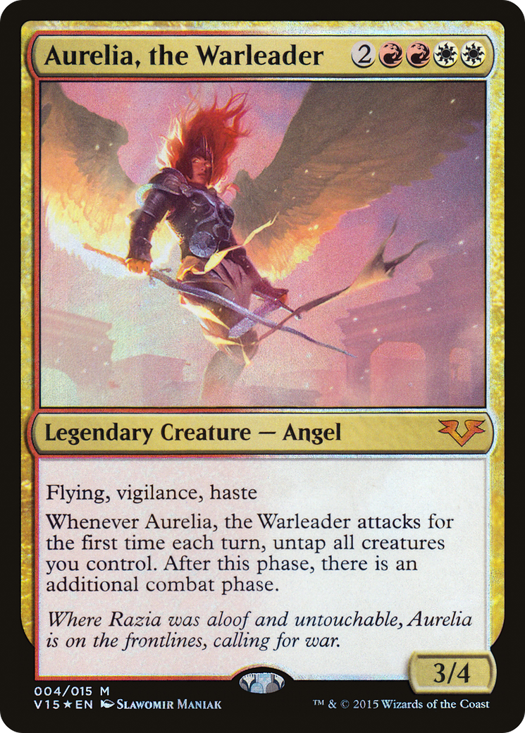 Image of Aurelia, the Warleader (V15-004) - From the Vault: Angels Foil