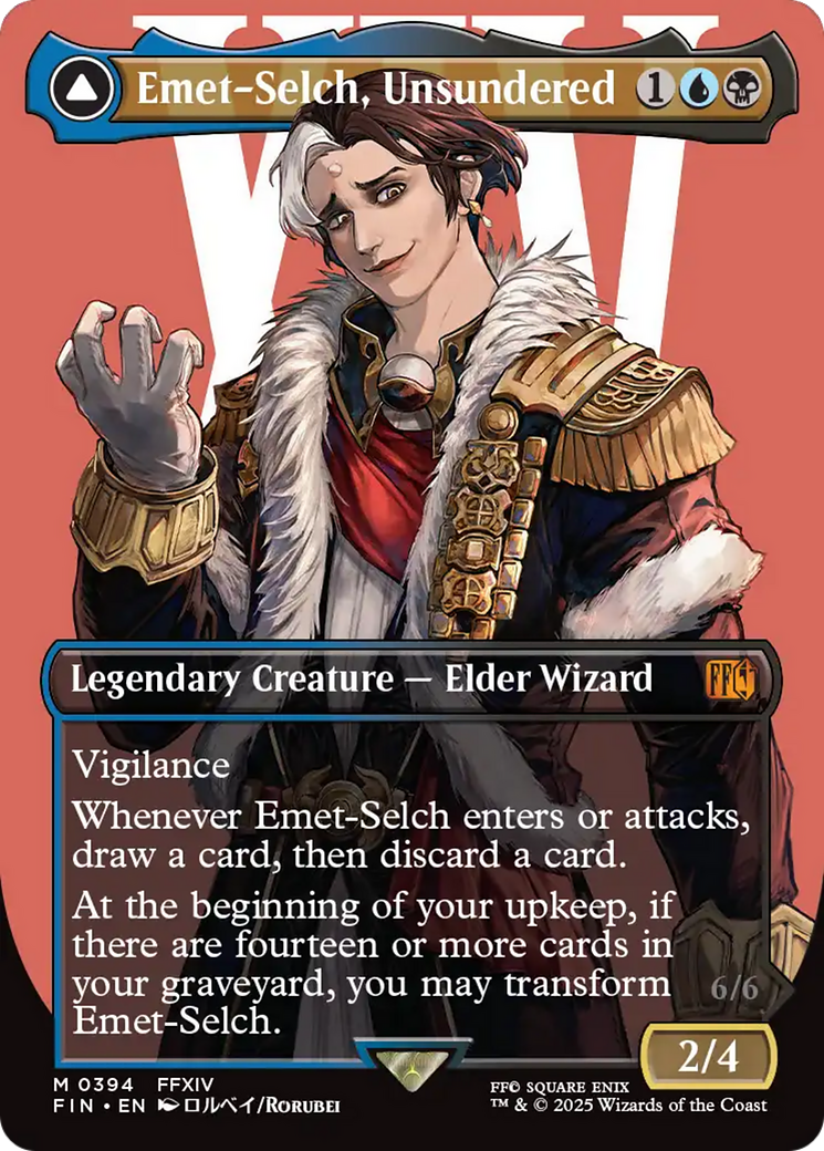 Image of Emet-Selch, Unsundered (Borderless) (FIN-394) - FINAL FANTASY (Borderless)