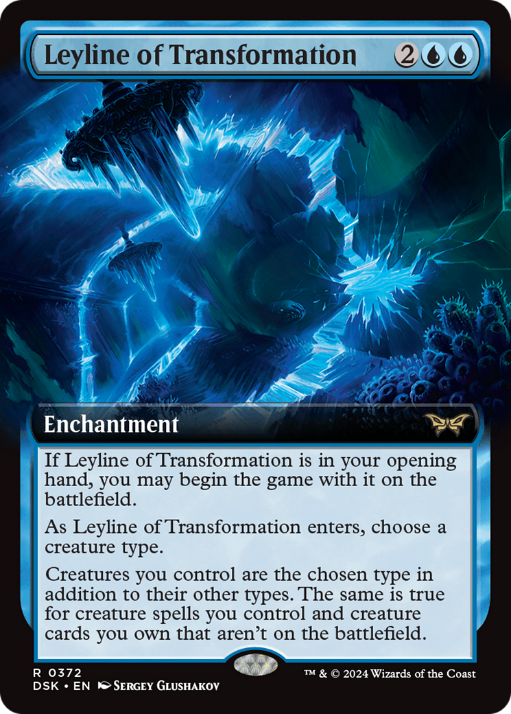 Image of Leyline of Transformation (Extended Art) (DSK-372) - Duskmourn: House of Horror: (Extended Art)