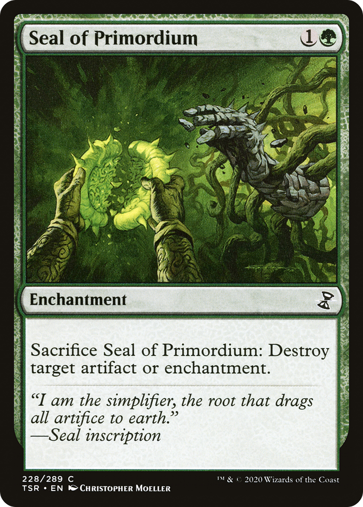 Image of Seal of Primordium (TSR-228) - Time Spiral Remastered Foil