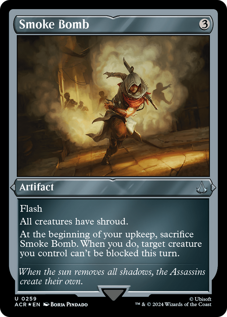 Image of Smoke Bomb (ACR-259) - Assassin's Creed Etched Foil