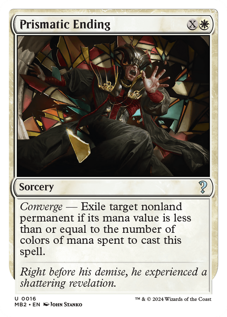 Image of Prismatic Ending (White Border) (MB2-016) - Mystery Booster 2