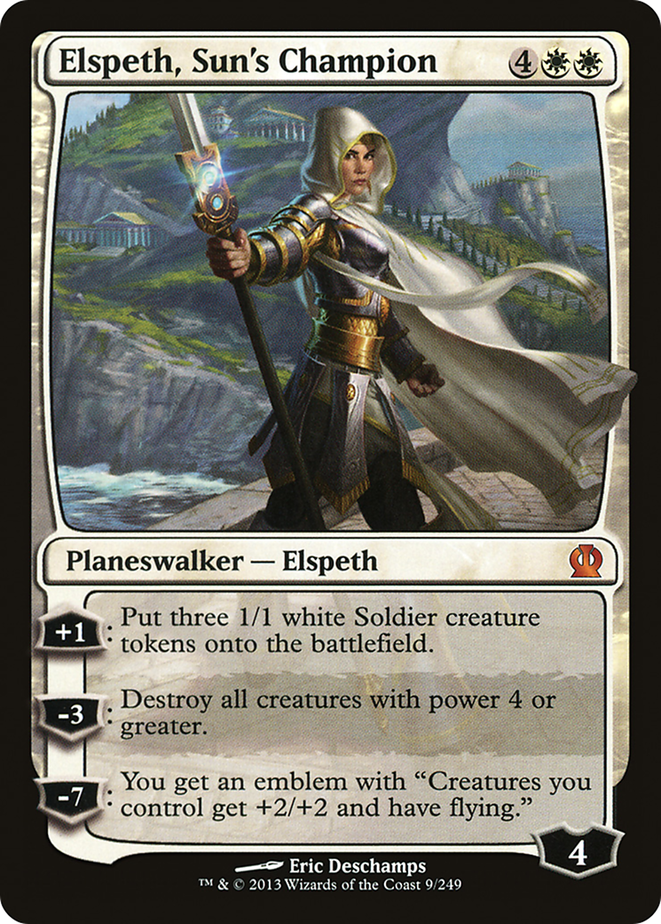 Image of Elspeth, Sun's Champion (THS-009) - Theros Foil