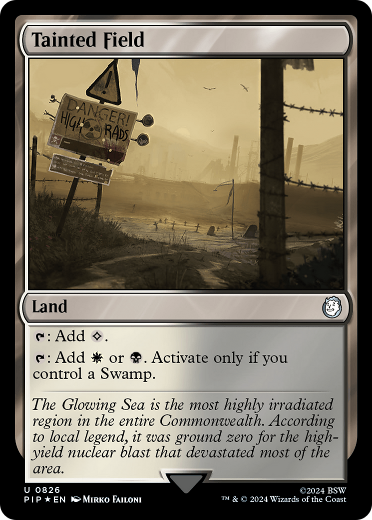 Image of Tainted Field (Surge Foil) (PIP-826) - Fallout Foil