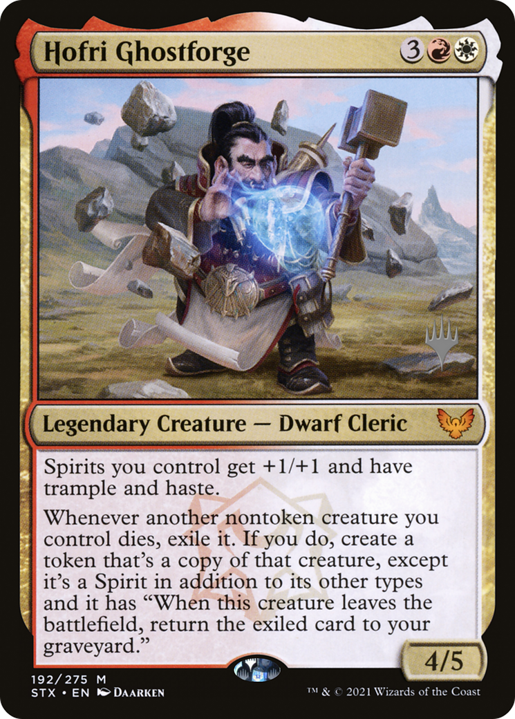 Image of Hofri Ghostforge (PPSTX-192) - Strixhaven: School of Mages Promos Foil