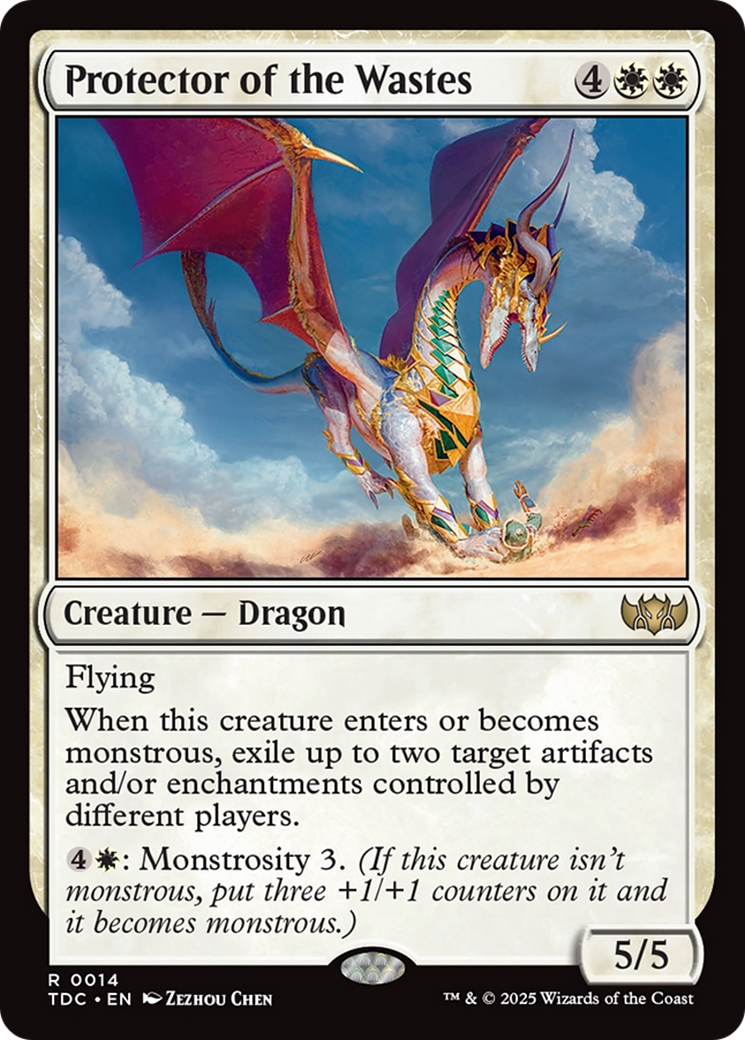 Image of Protector of the Wastes (TDC-014) - Commander: Tarkir: Dragonstorm