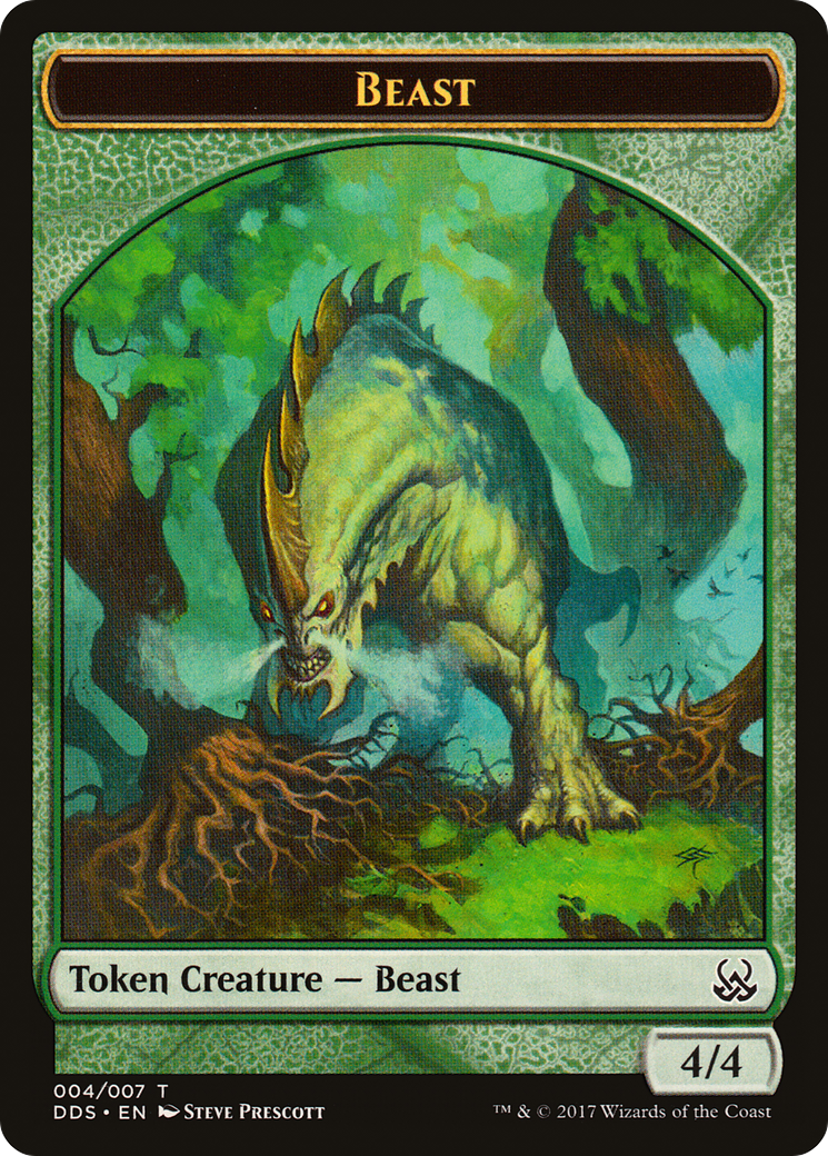 Image of Beast Token (DDS-004) - Duel Decks: Mind vs. Might Tokens