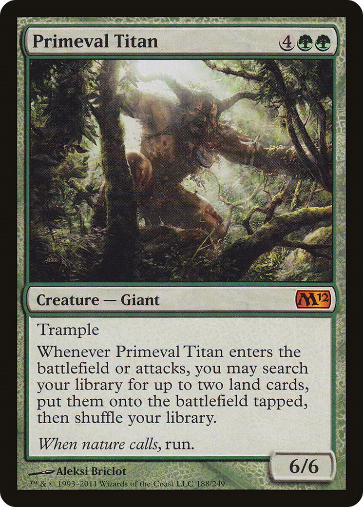 Image of Primeval Titan (M12-188) - Magic 2012