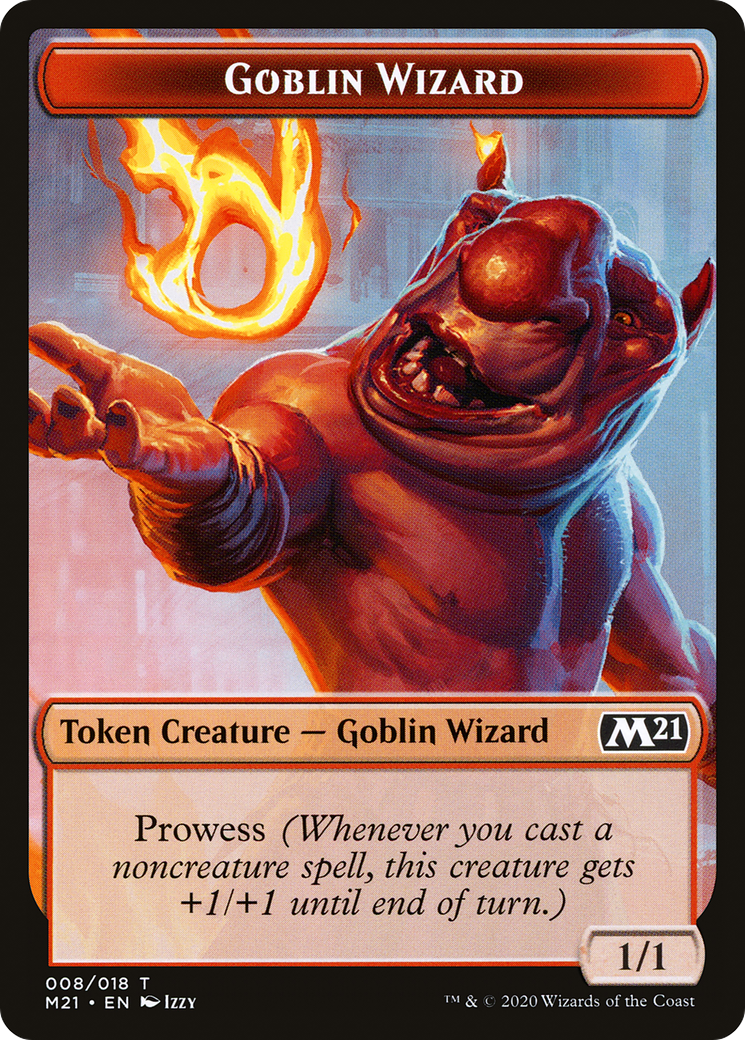 Image of Goblin Wizard (TM21-008) - Core Set 2021 Tokens