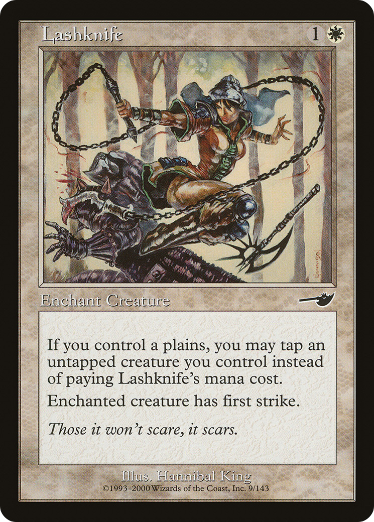 Image of Lashknife (NMS-009) - Nemesis Foil