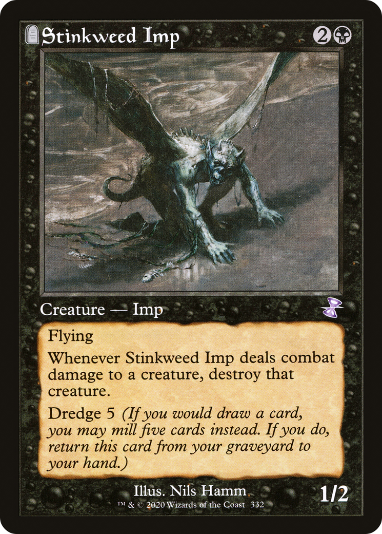 Image of Stinkweed Imp (TSR-332) - Time Spiral Remastered: (tombstone) Foil