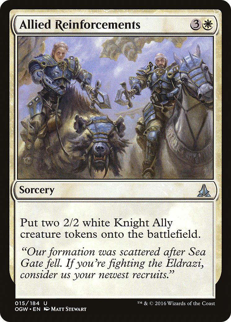 Image of Allied Reinforcements (OGW-015) - Oath of the Gatewatch