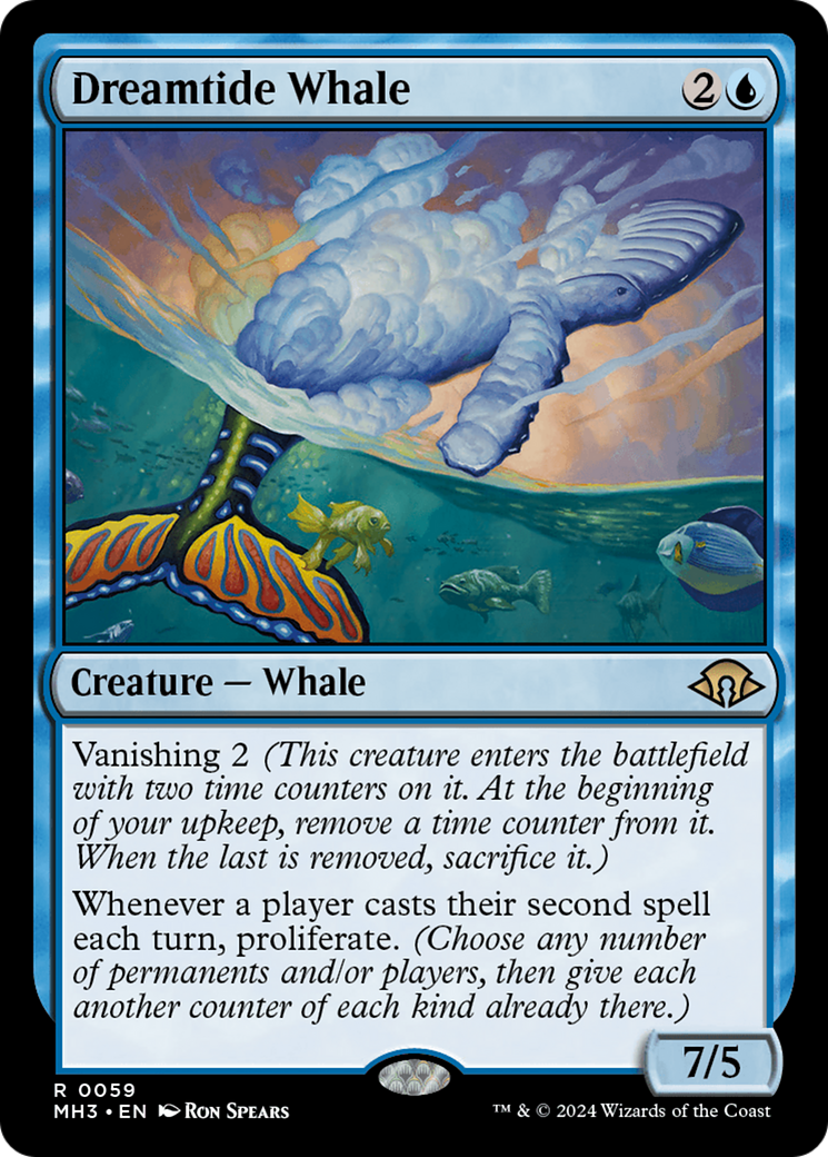 Image of Dreamtide Whale (MH3-059) - Modern Horizons 3