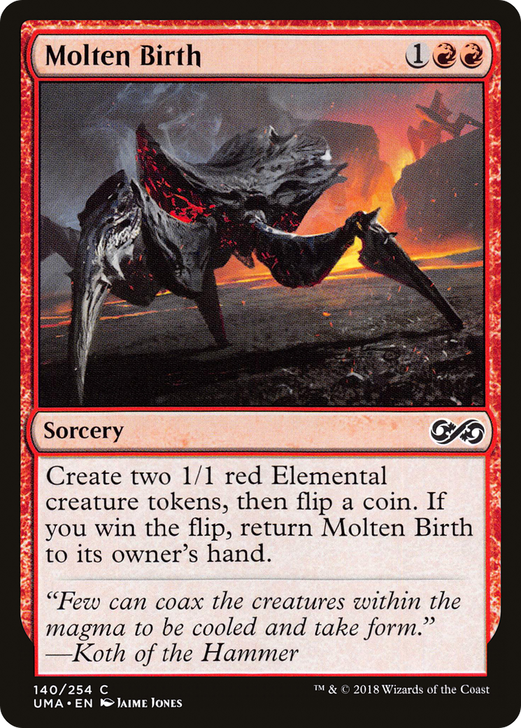 Image of Molten Birth (UMA-140) - Ultimate Masters Foil