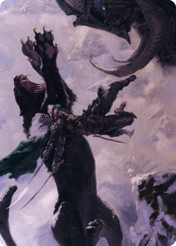 Image of Drizzt Do'Urden // Drizzt Do'Urden (AAFR-052) - Adventures in the Forgotten Realms Art Series (Borderless) Foil