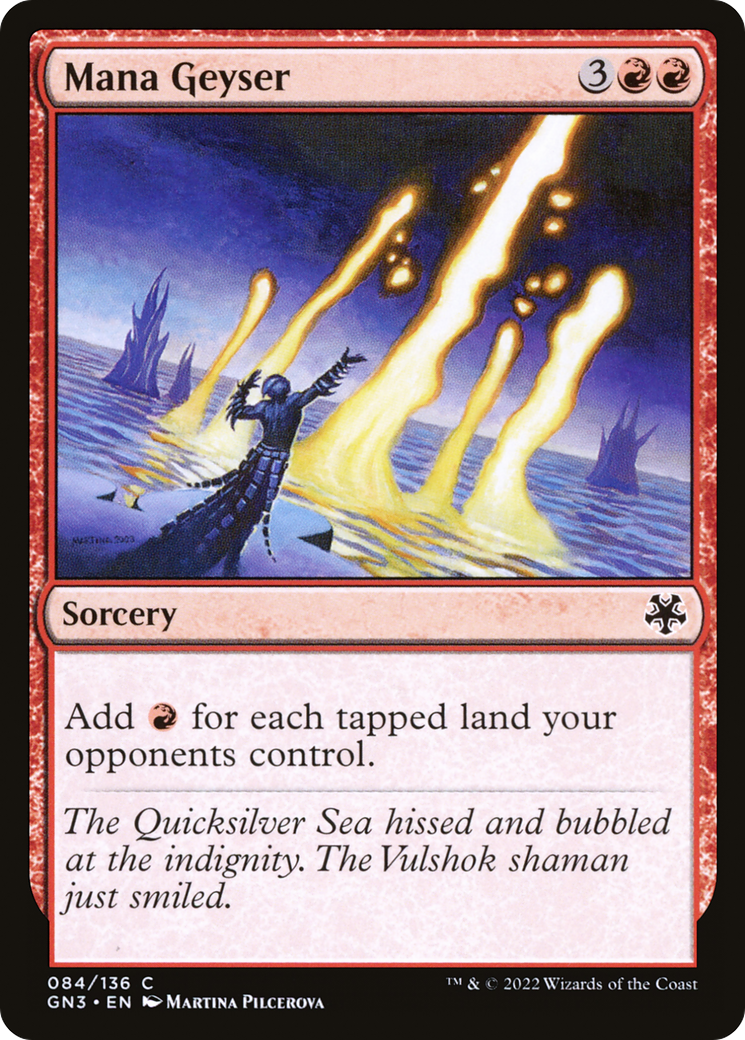 Image of Mana Geyser (GN3-084) - Game Night: Free-for-All