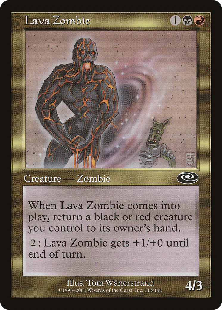 Image of Lava Zombie (PLS-113) - Planeshift