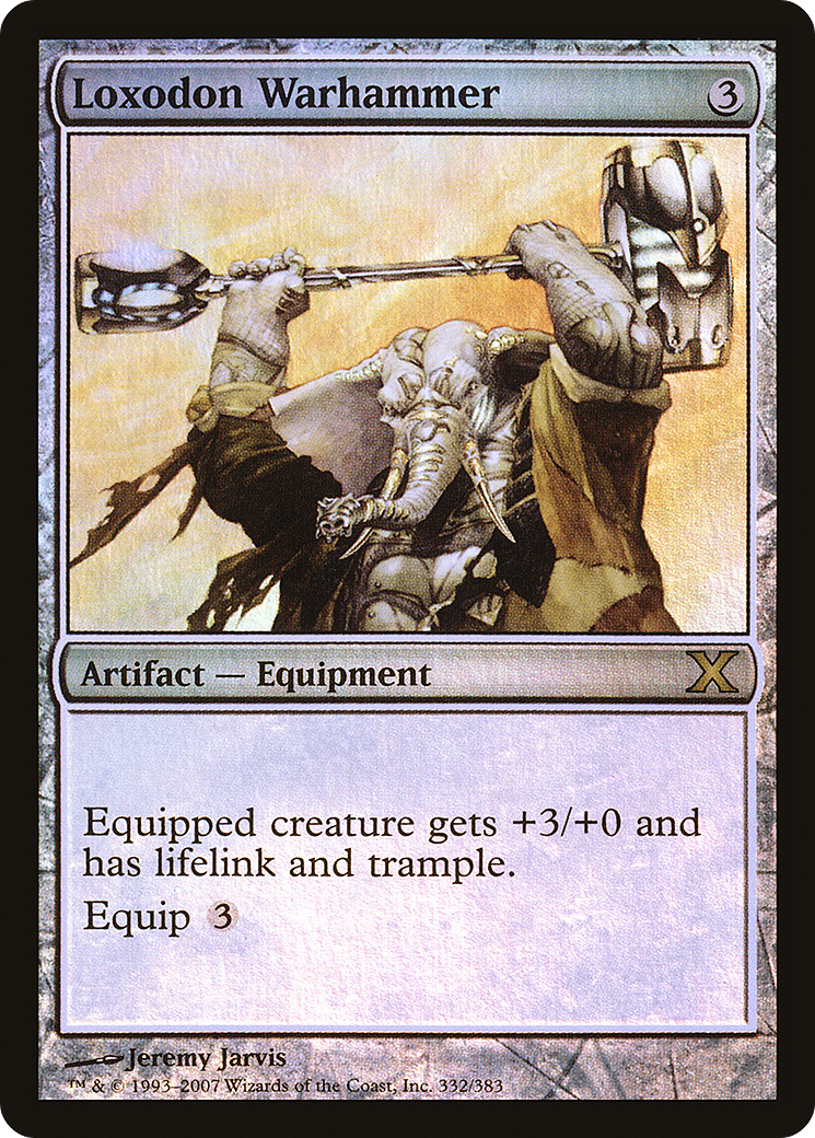 Image of Loxodon Warhammer (10E-332★) - Tenth Edition Foil