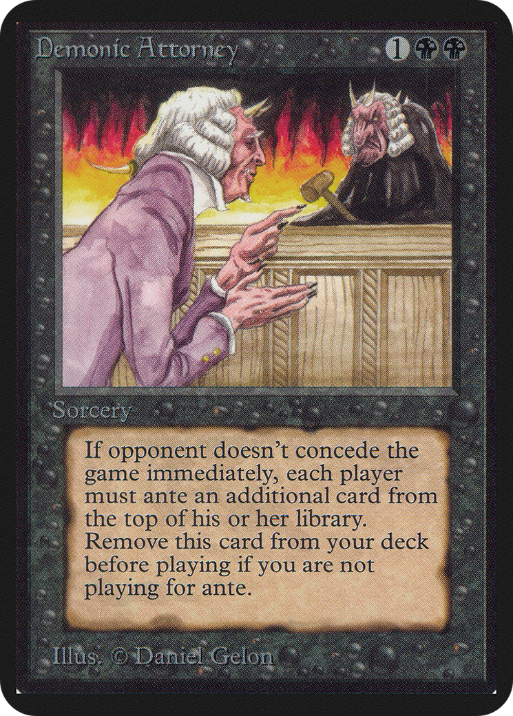 Image of Demonic Attorney (LEA-) - Limited Edition Alpha