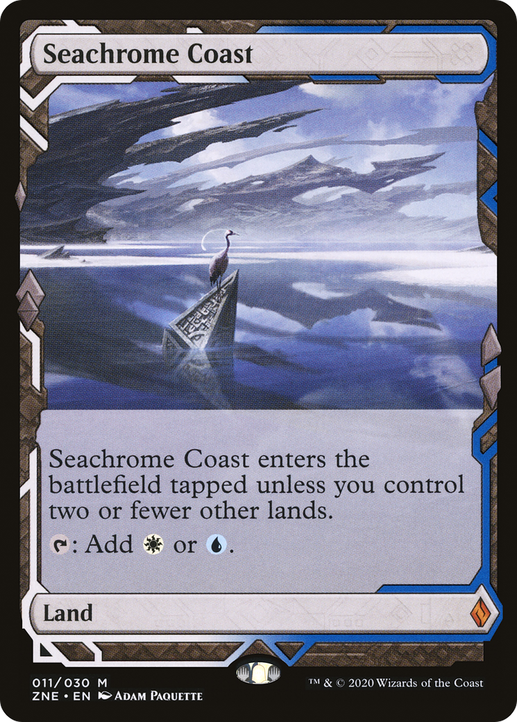 Image of Seachrome Coast (ZNE-011) - Zendikar Rising Expeditions Foil