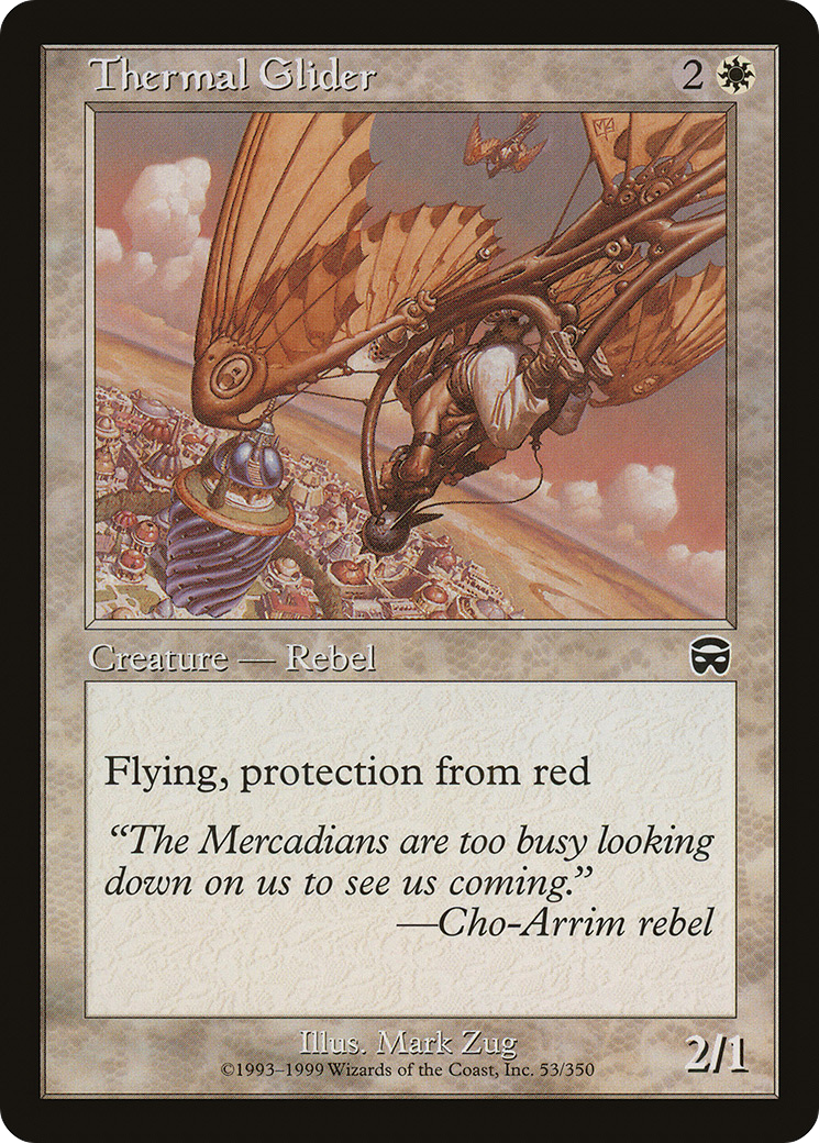 Image of Thermal Glider (MMQ-053) - Mercadian Masques