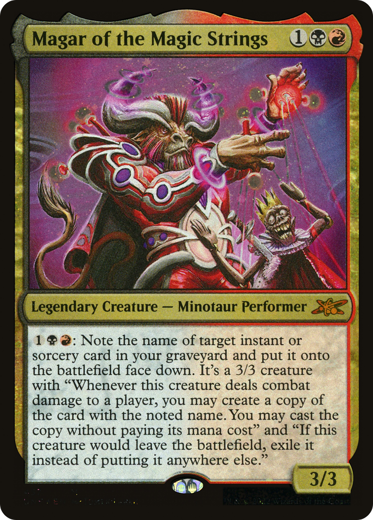Image of Magar of the Magic Strings (Galaxy Foil) (UNF-457) - Unfinity Foil