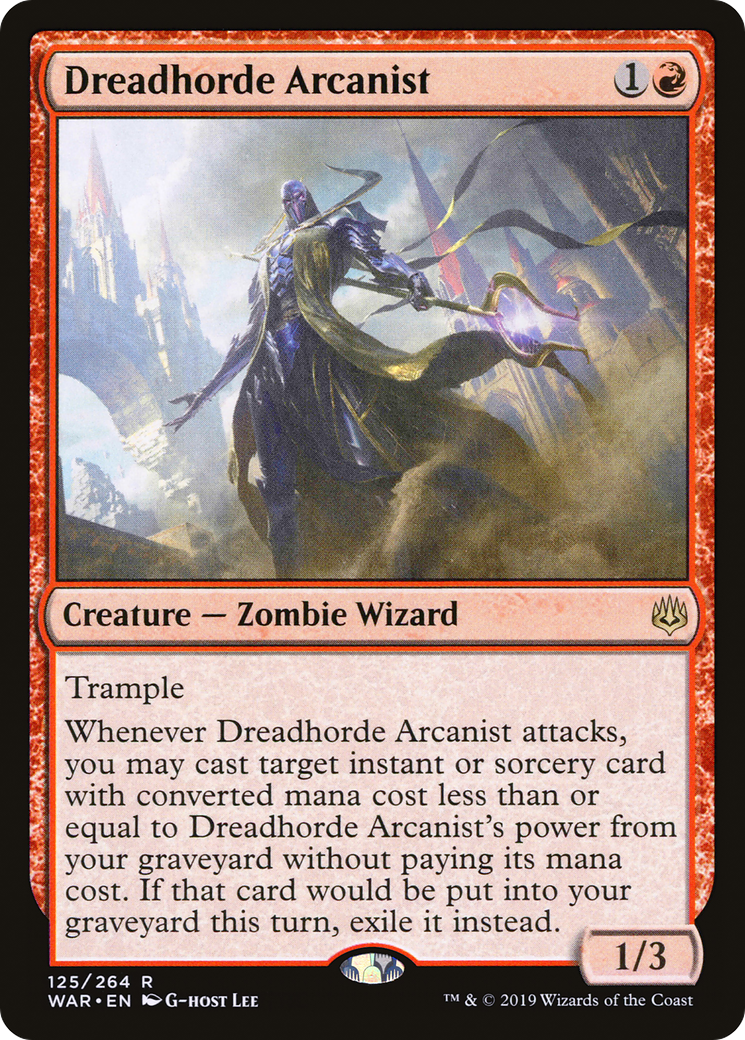 Image of Dreadhorde Arcanist (WAR-125) - War of the Spark Foil