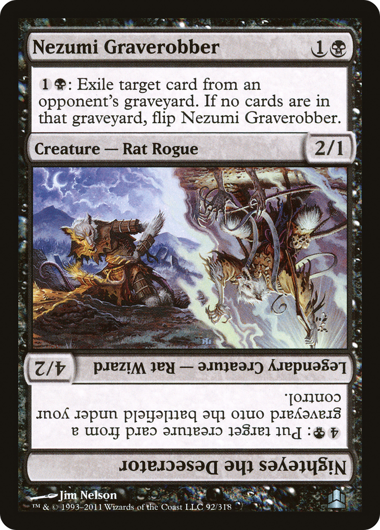Image of Nezumi Graverobber // Nighteyes the Desecrator (CMD-092) - Commander 2011