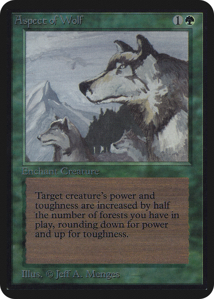 Image of Aspect of Wolf (LEA-) - Limited Edition Alpha