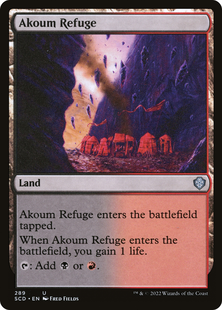 Image of Akoum Refuge (SCD-289) - Starter Commander Decks