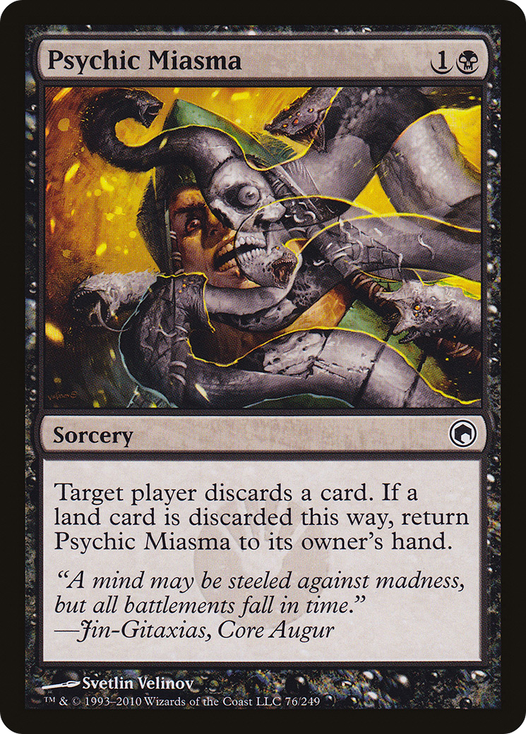 Image of Psychic Miasma (SOM-076) - Scars of Mirrodin