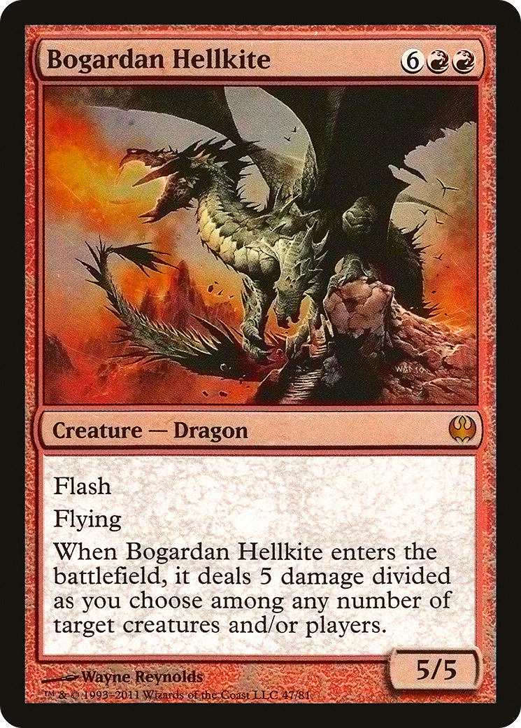 Image of Bogardan Hellkite (DDG-047) - Duel Decks: Knights vs. Dragons Foil