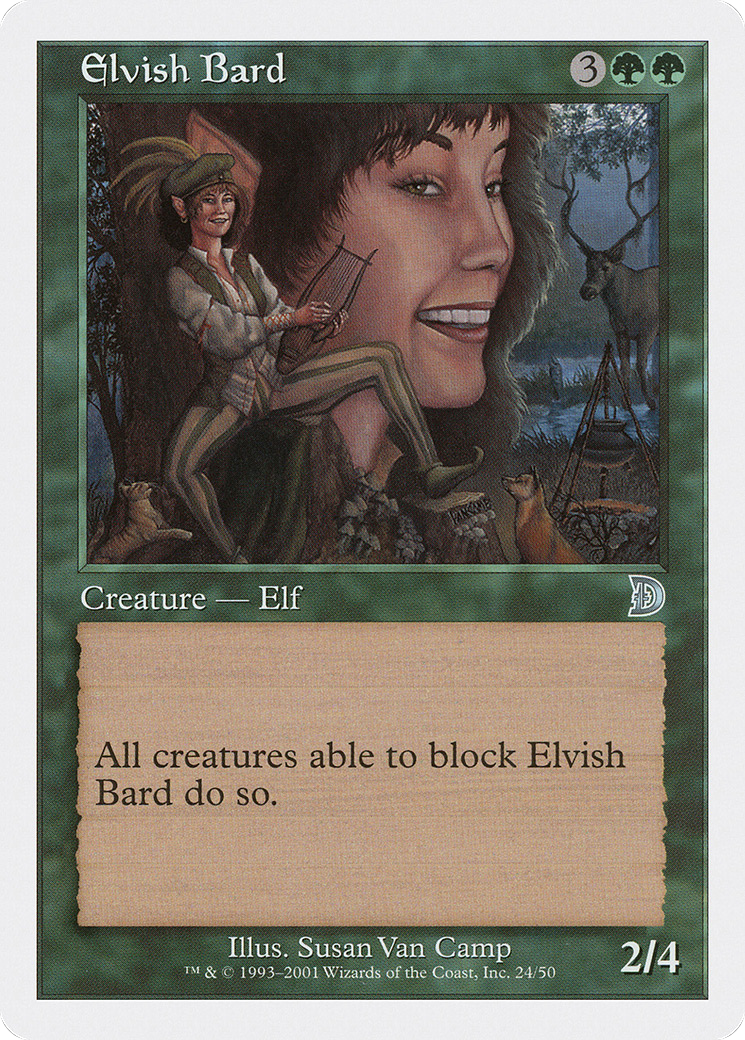 Image of Elvish Bard (DKM-024) - Deckmasters