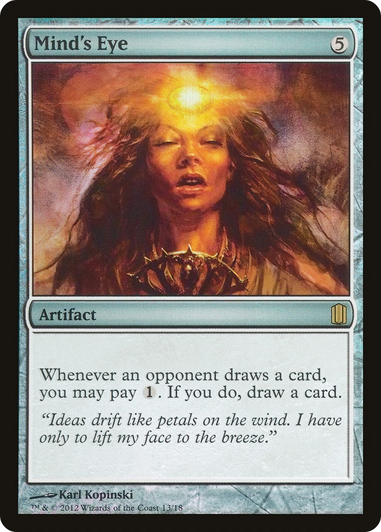Image of Mind's Eye (CM1-013) - Commander's Arsenal Foil