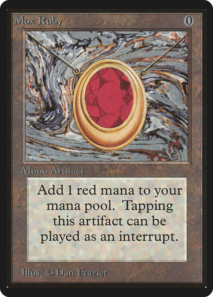 Image of Mox Ruby (LEB-) - Limited Edition Beta