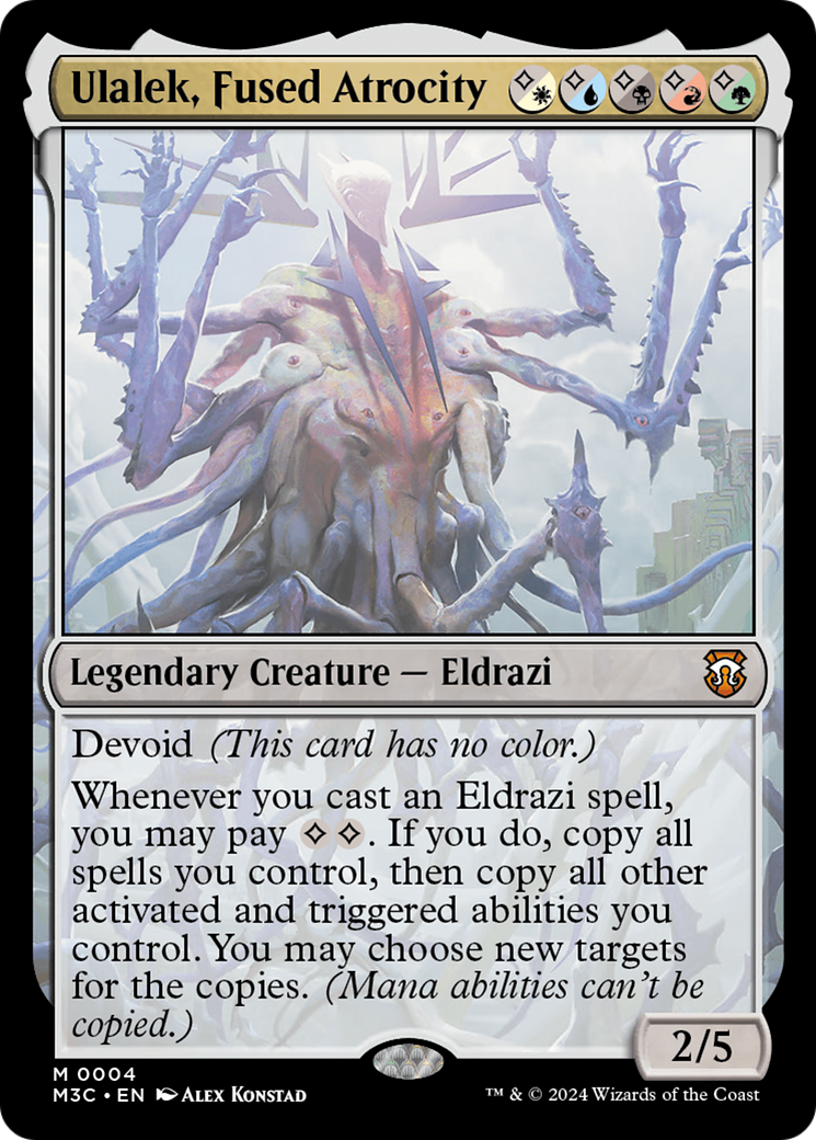 Image of Ulalek, Fused Atrocity (M3C-004) - Modern Horizons 3 Commander: (devoid)