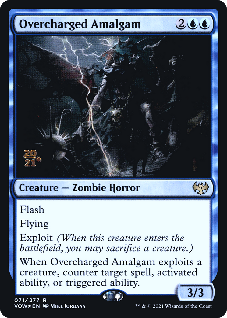 Image of Overcharged Amalgam (PRE-071) - Innistrad: Crimson Vow Promos Foil