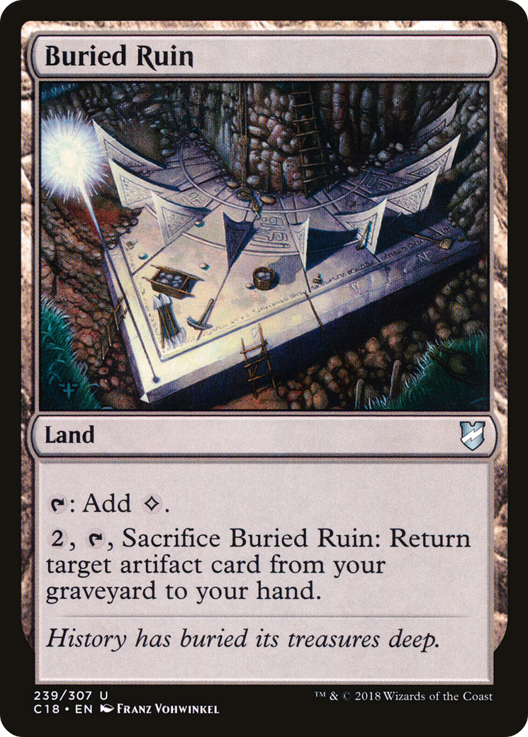 Image of Buried Ruin (C18-239) - Commander 2018
