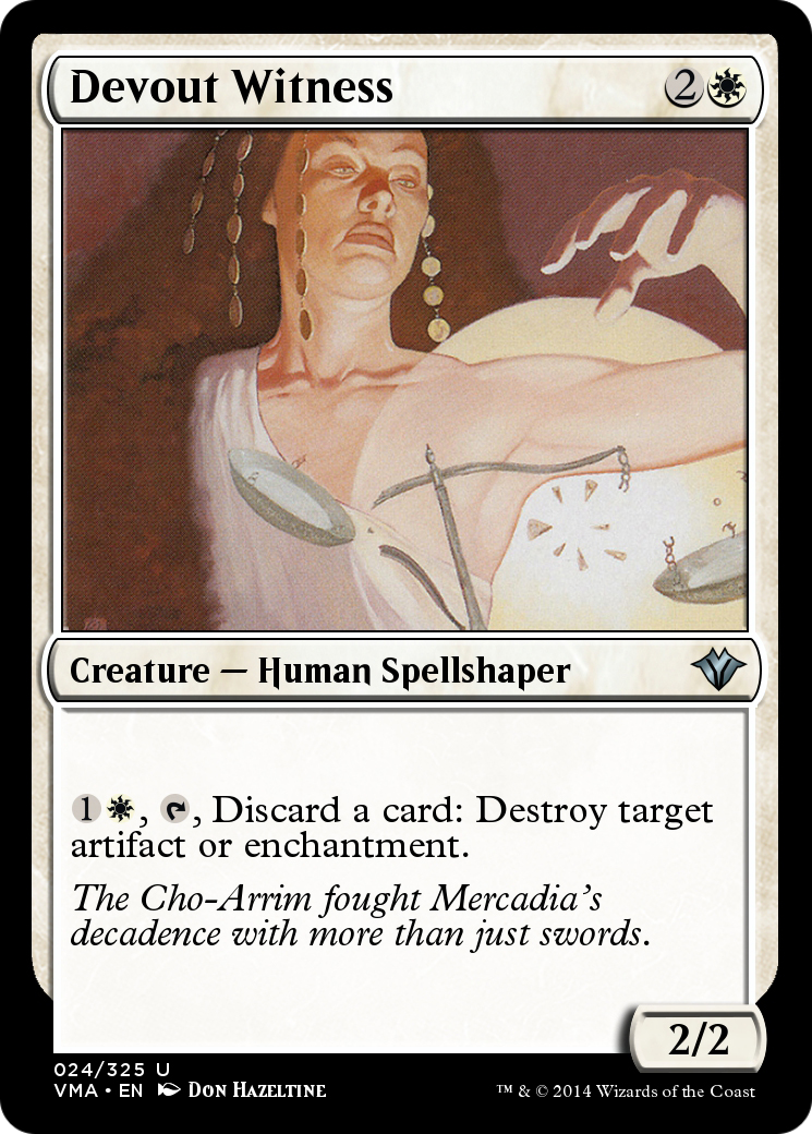 Image of Devout Witness (VMA-024) - Vintage Masters Foil